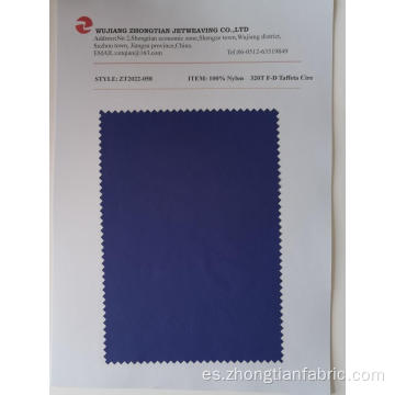 100% Nylon 320T FD Tafeta Cire